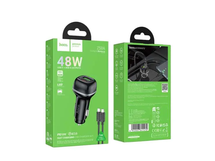Cargador de auto Hoco Z58A