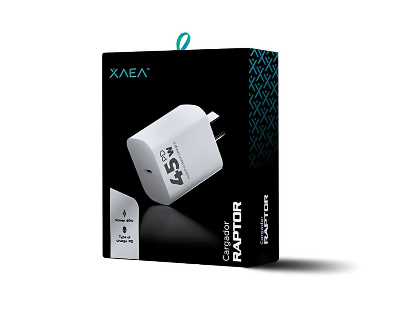 CARGADOR 220V MODX-507 RAPTOR – 5,1A – 45W – 1TC + PD – XAEA – BLANCO