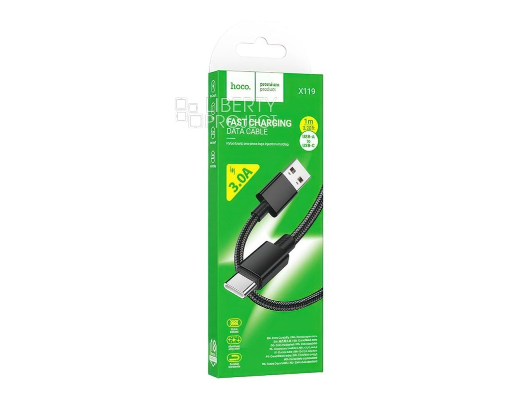 CABLE HOCO USB-A A TIPO C – X119