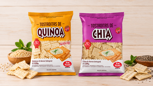 TOSTADAS YIN YANG - SIN GLUTEN