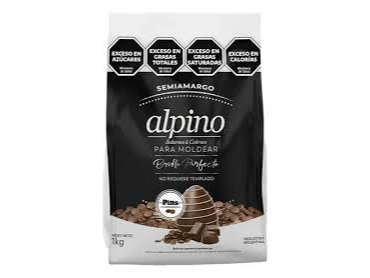 Chocolate PINS NEGRO (PARA MOLDEAR) - ALPINO