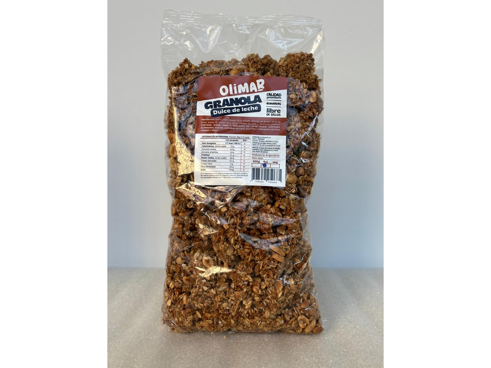 GRANOLA OLIMAR DULCE DE LECHE x 4kg