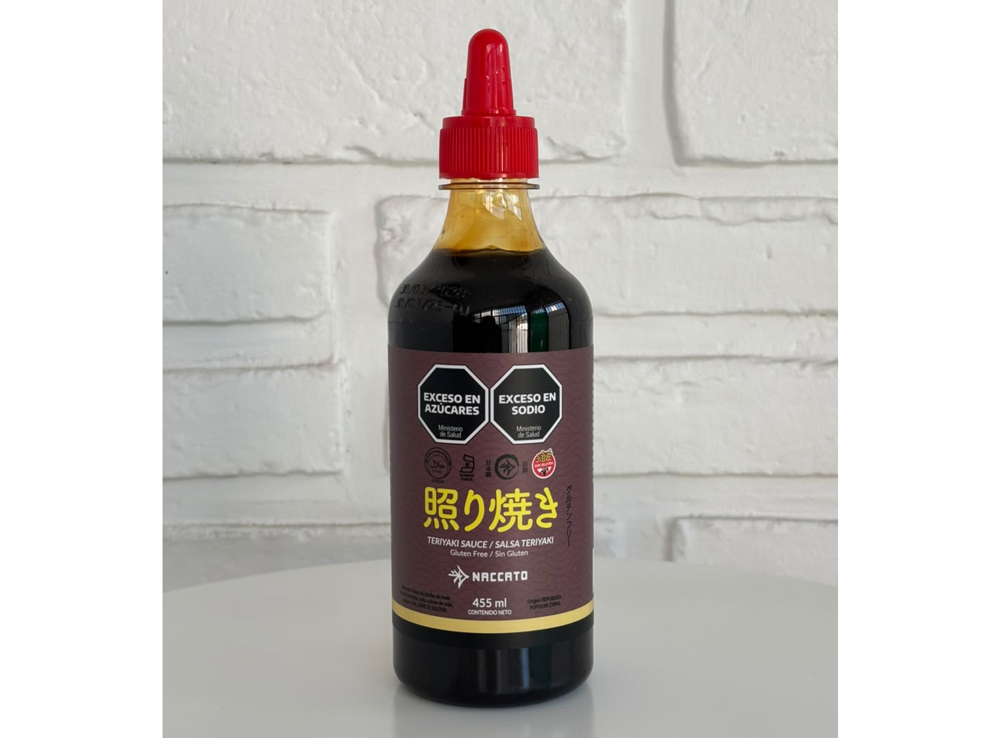 SALSA TERIYAKI NACCATO SIN GLUTEN KOSHER 455ML