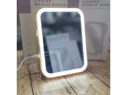 Espejo con luz led para maquillaje