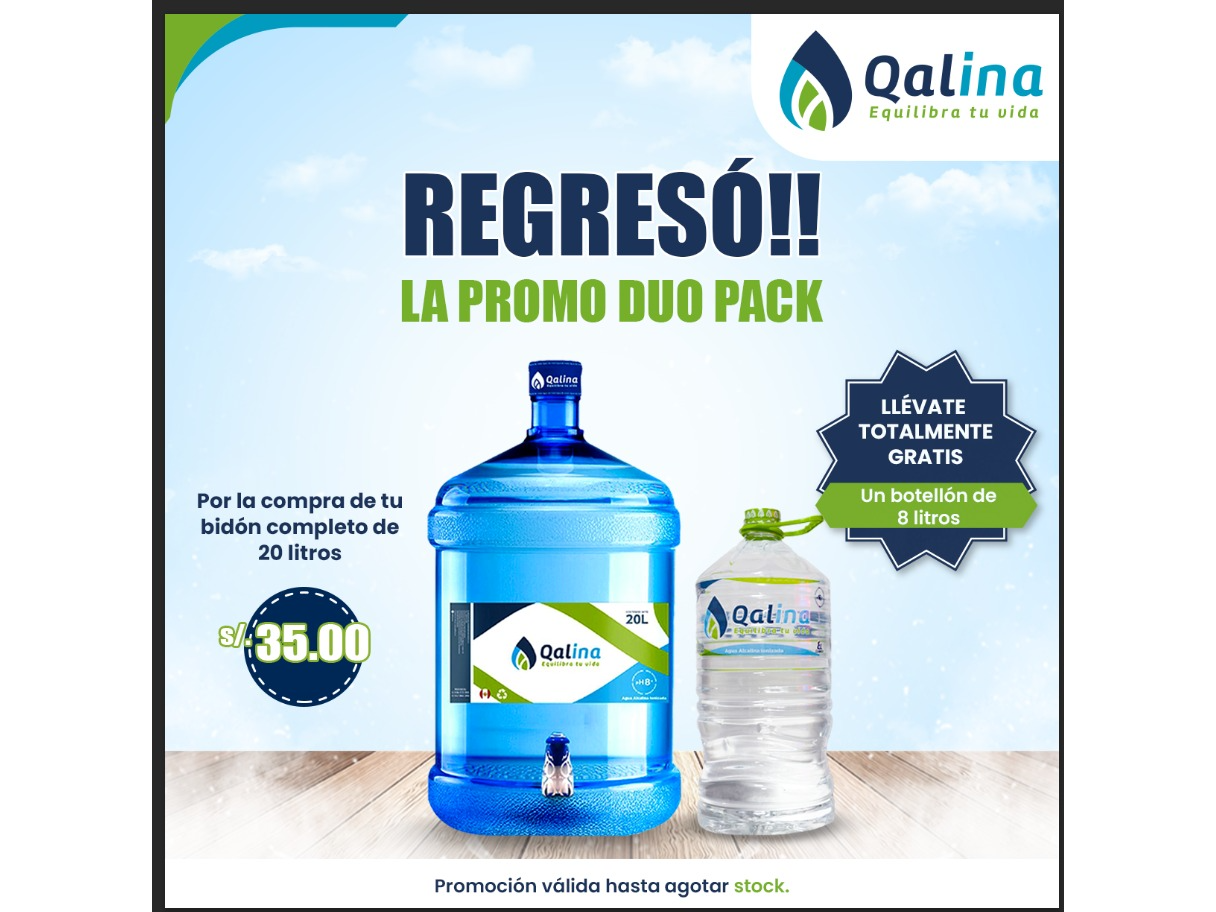 BOTELLON DE 8 LITROS GRATIS - CLIENTE NUEVO