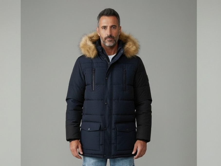 Parka Azul Marino
