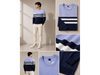 Sweater Rayado Celeste 5719