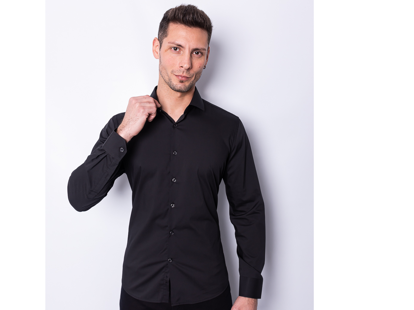 Camisas de Vestir Negro