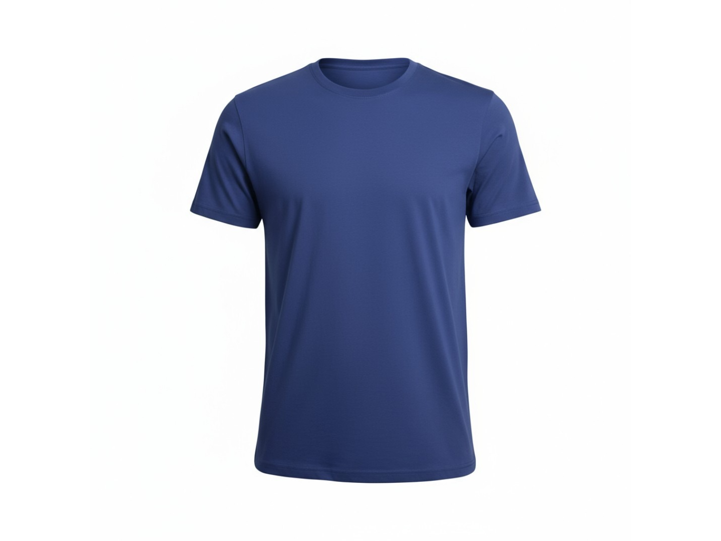 Remera Algodon Premium Lisa Marino