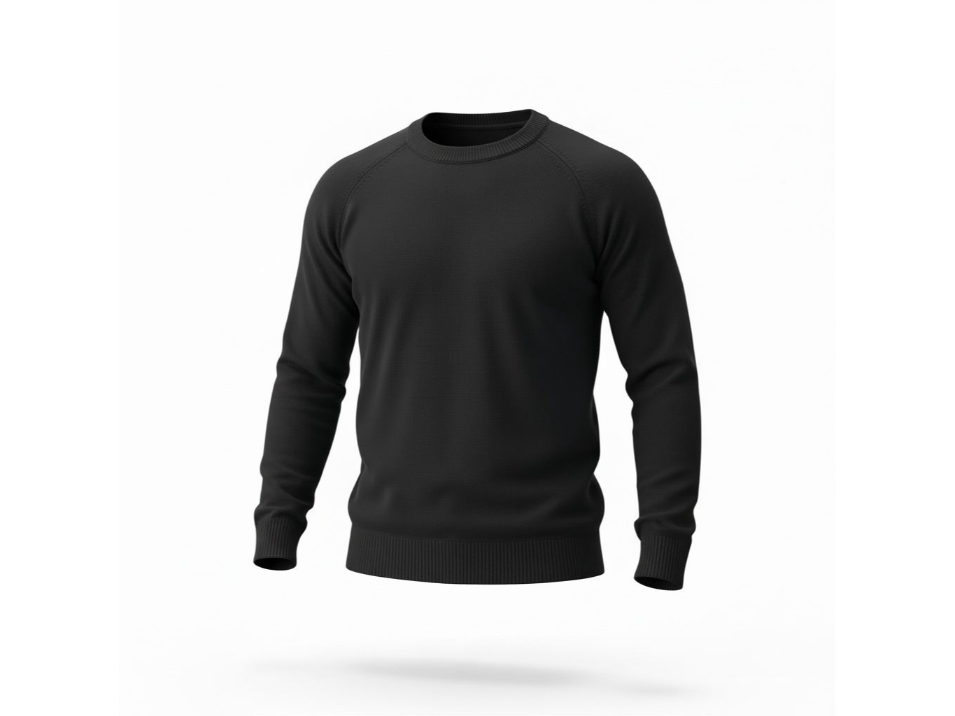 Sweater Liso Premium Negro 5791