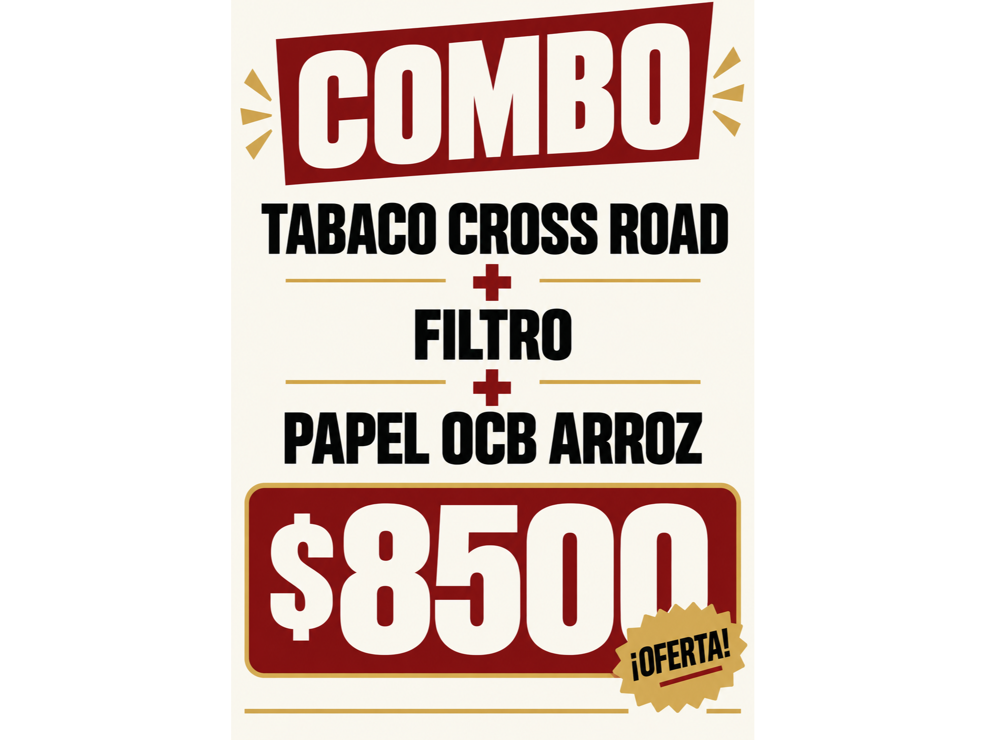 COMBO CROSS ROAD A ELECCION