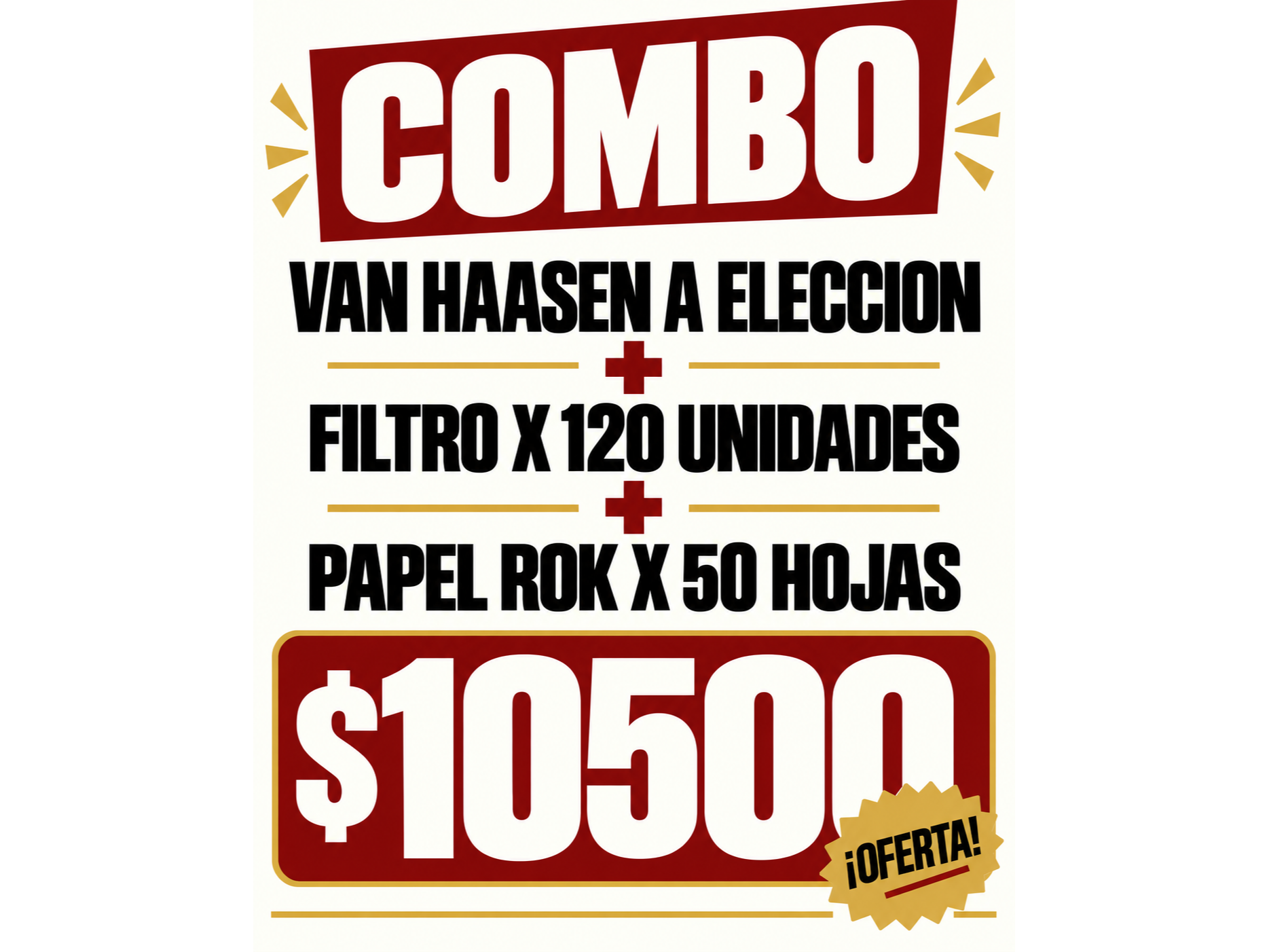 COMBO VAN HAASEN A ELECCION