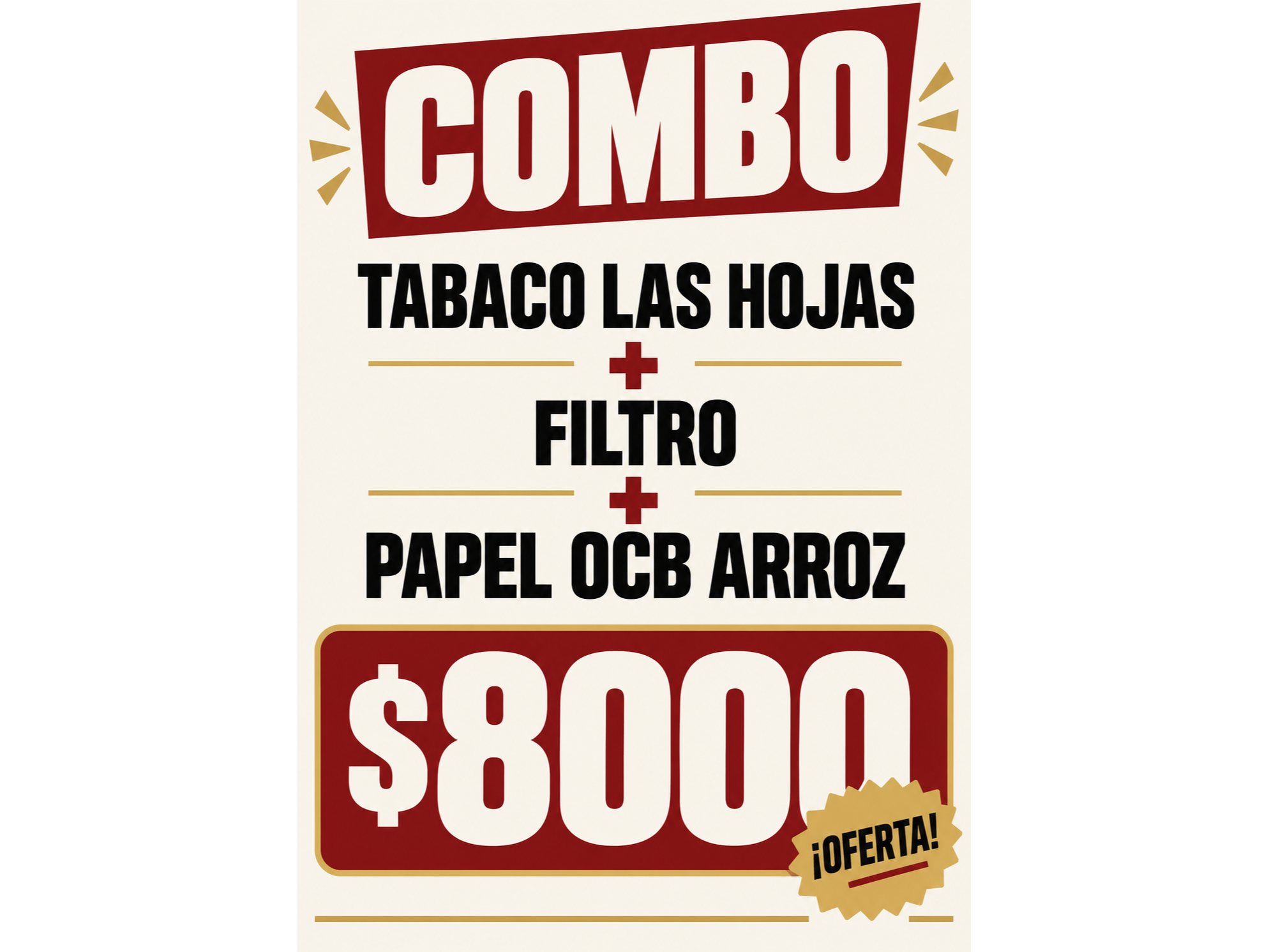 COMBO LAS HOJAS