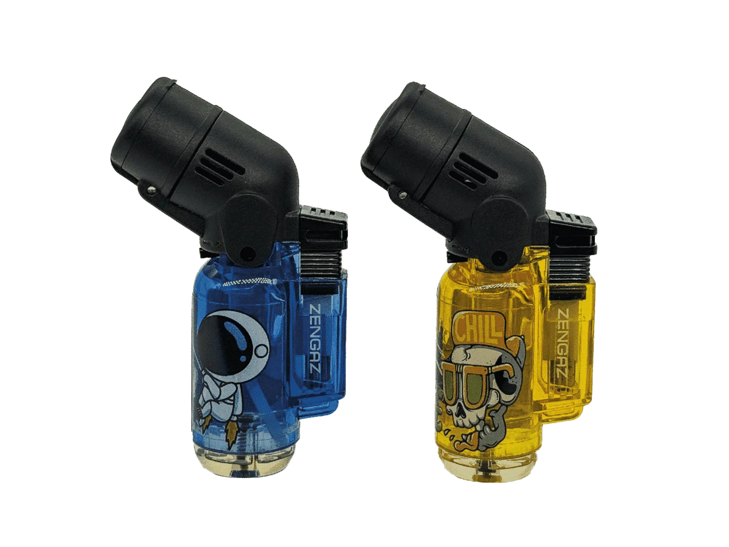 ENCENDEDOR ZENGAZ ANGLE DOUBLE JET DISEÑOS VARIOS