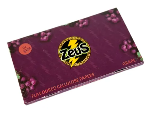 CELULOSA ZEUS SABORIZADA UVA 1 1/4