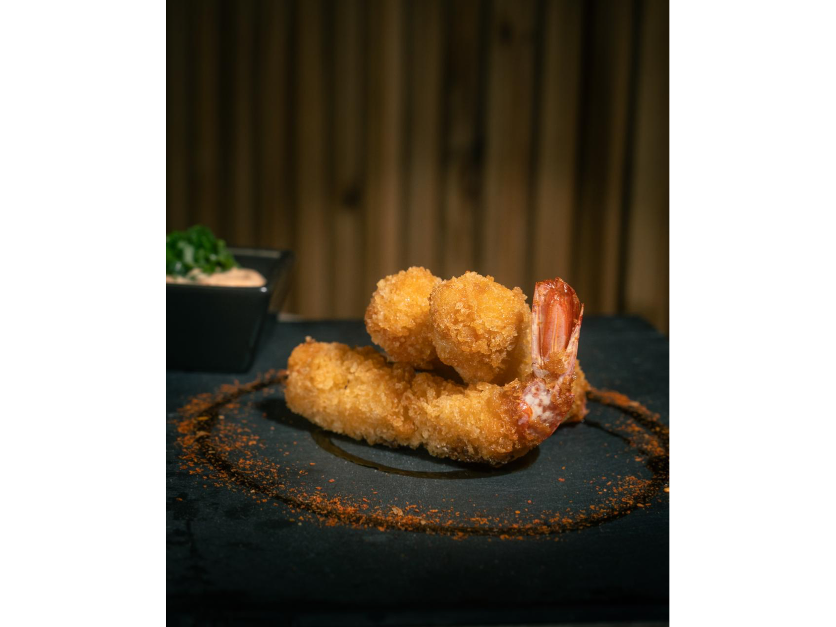 Langostinos rebozados