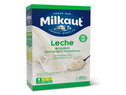LECHE POLVO MILKAUT DESCREMADA X 800g