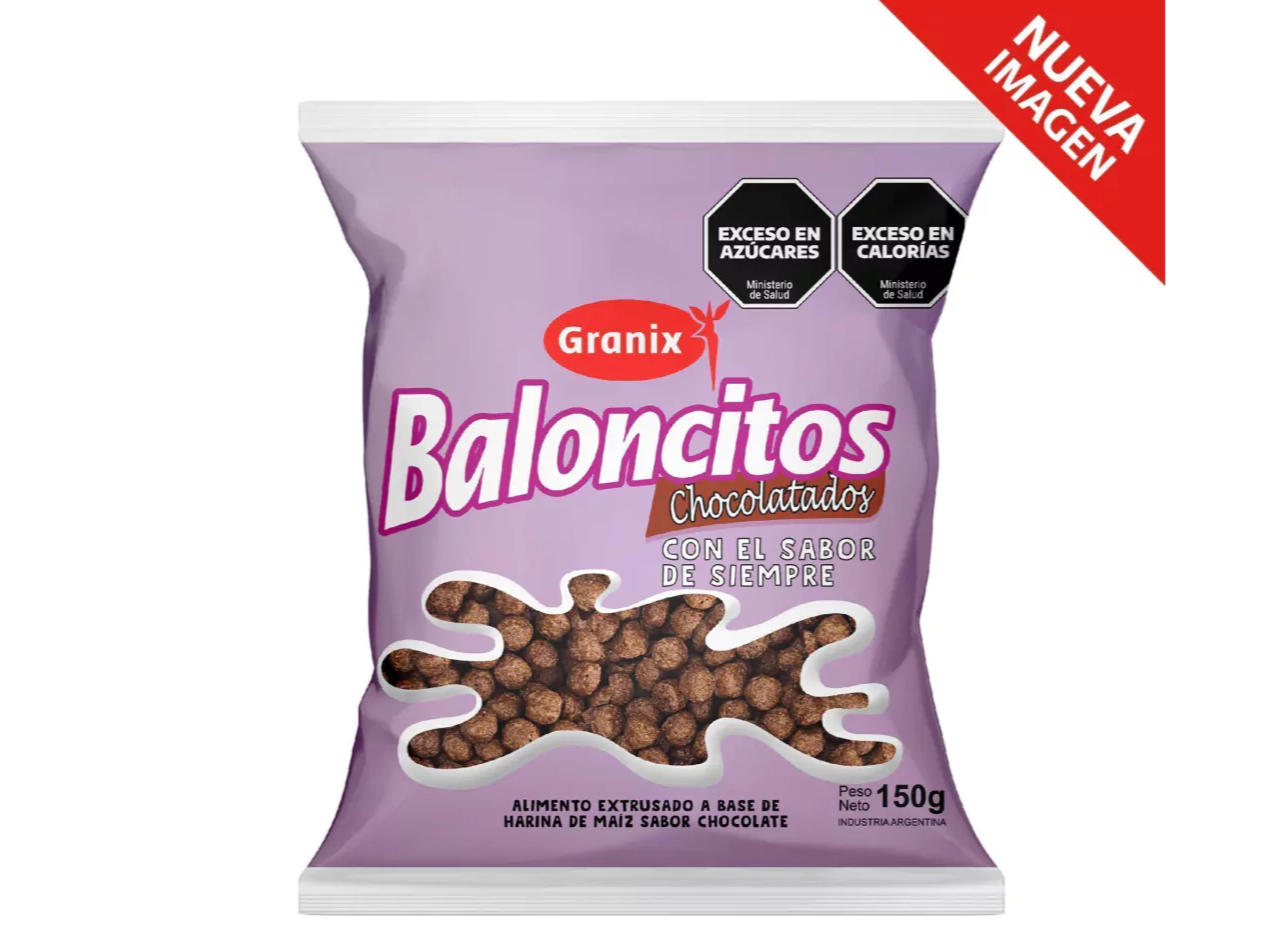 BALONCITOS CHOCOLATADOS GRANIX X 150g
