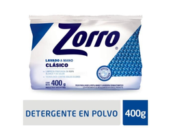 JABON ZORRO CLASICO lavado a mano x 400g