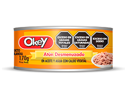 ATUN DESMENUSADO OKEY ACEITE X 170g