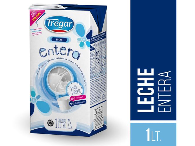 LECHE TREGAR ENTERA X 1L