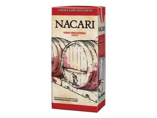 VINO NACARI TINTO X 1L