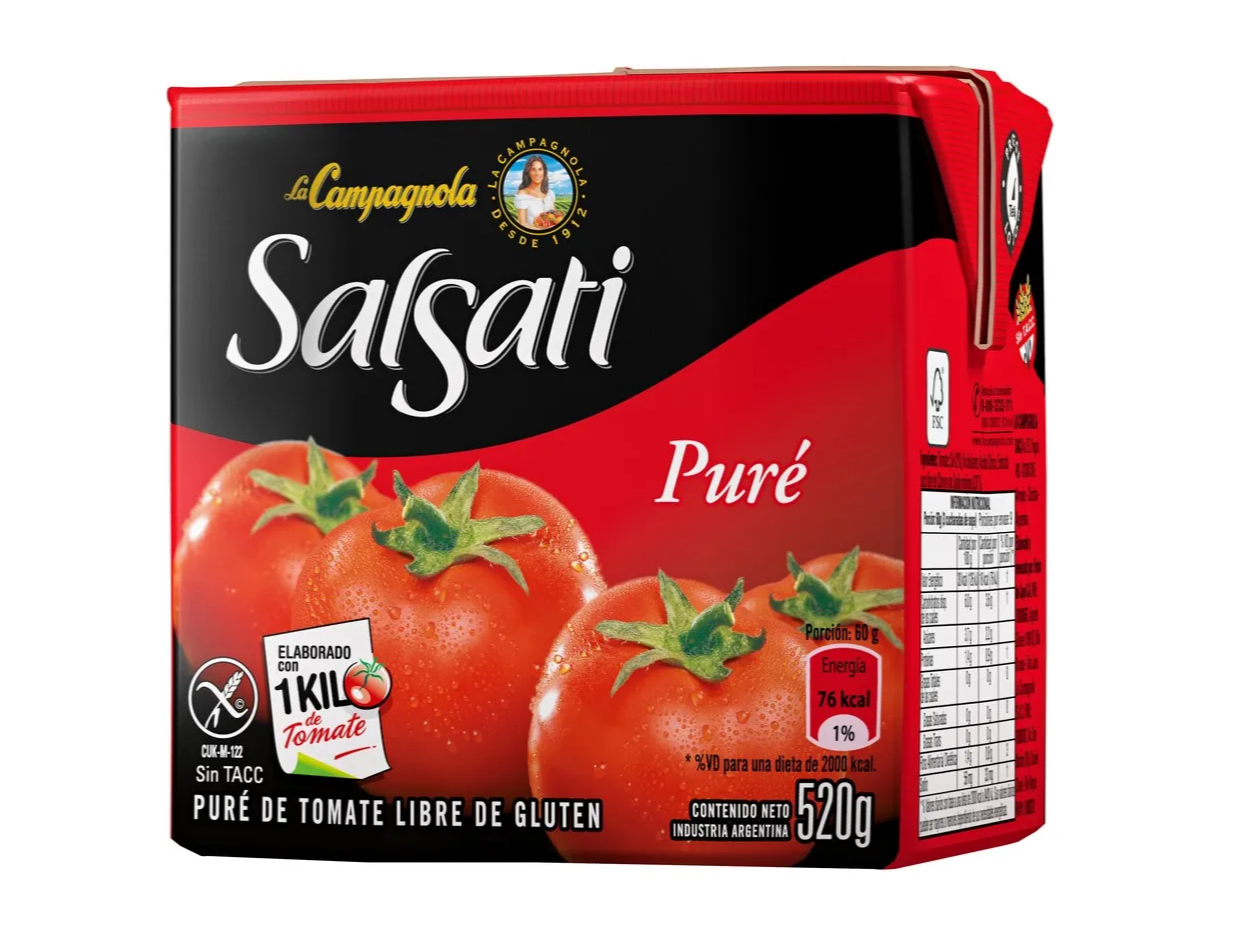 PURE TOMATE SALSATI X 520g
