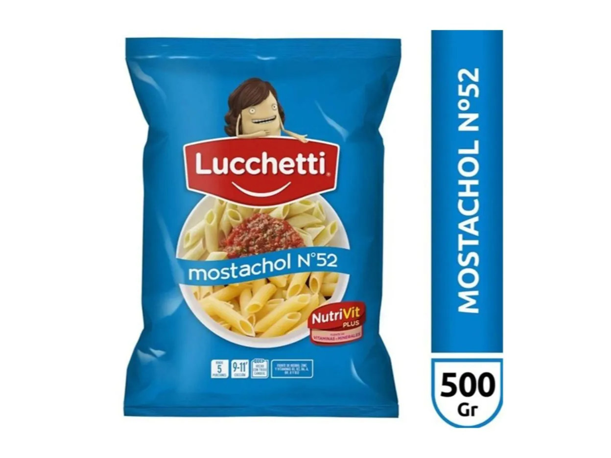 FIDEO LUCHETTI MOSTACHOL X 500g