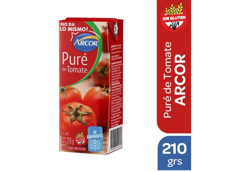 PURE TOMATE ARCOR X 210g