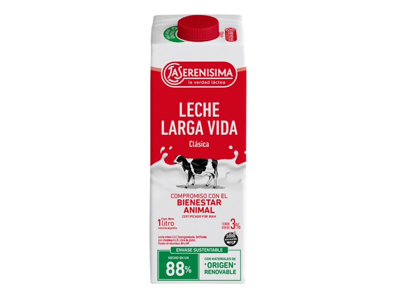 LECHE LA SERENISIMA LARGA VIDA X 1L