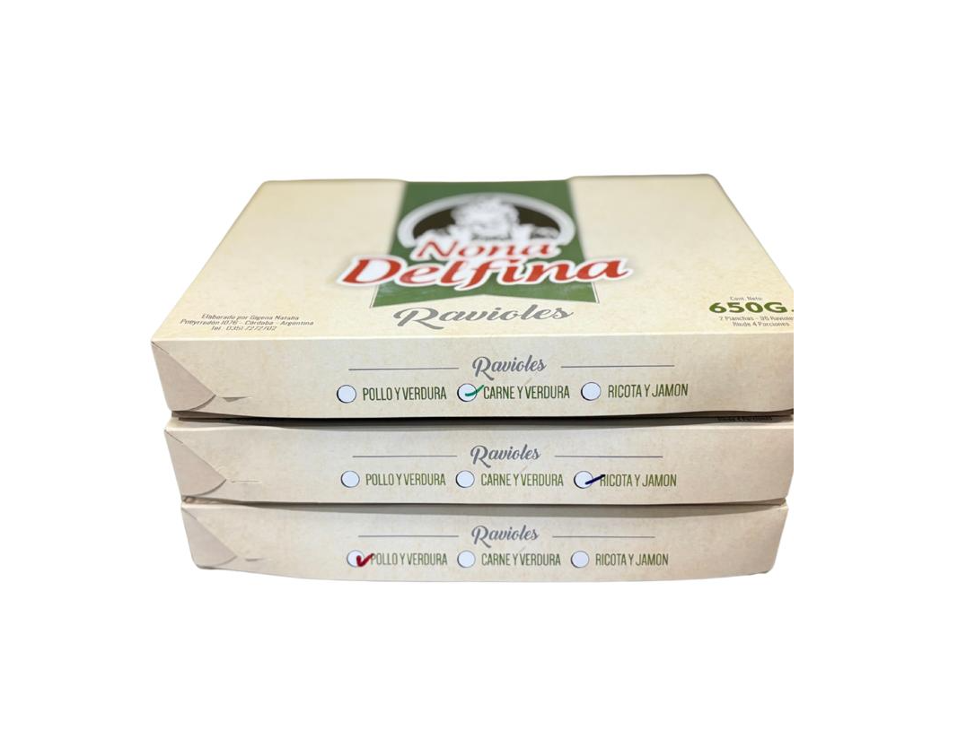 COMBO 1 - 3 CAJAS DE RAVIOLES