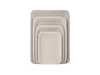 Bandeja Carton Gris Rectangular N°6