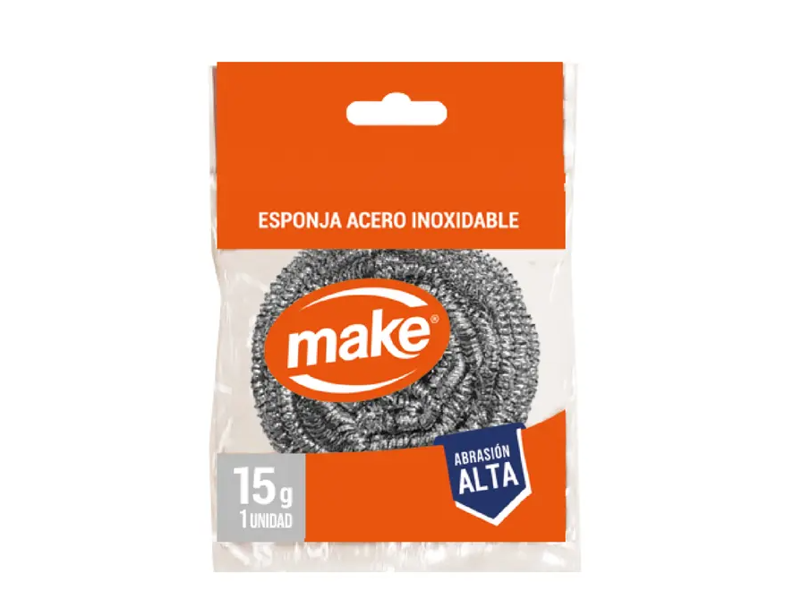 Esponja de Acero Inox. 15grs