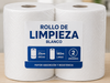 Rollo de Limpieza Blanco 25cm 180m x 2uni