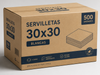 Servilletas (30x30) Blancas x500