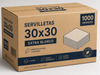Servilletas (30x30) Extra Blanco x1000