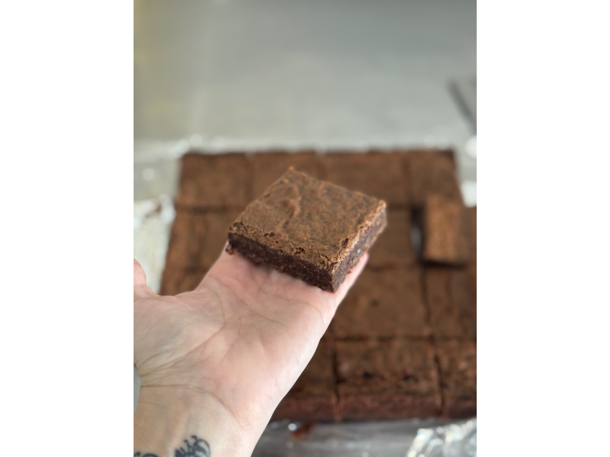 Cuadrados de brownie x 25