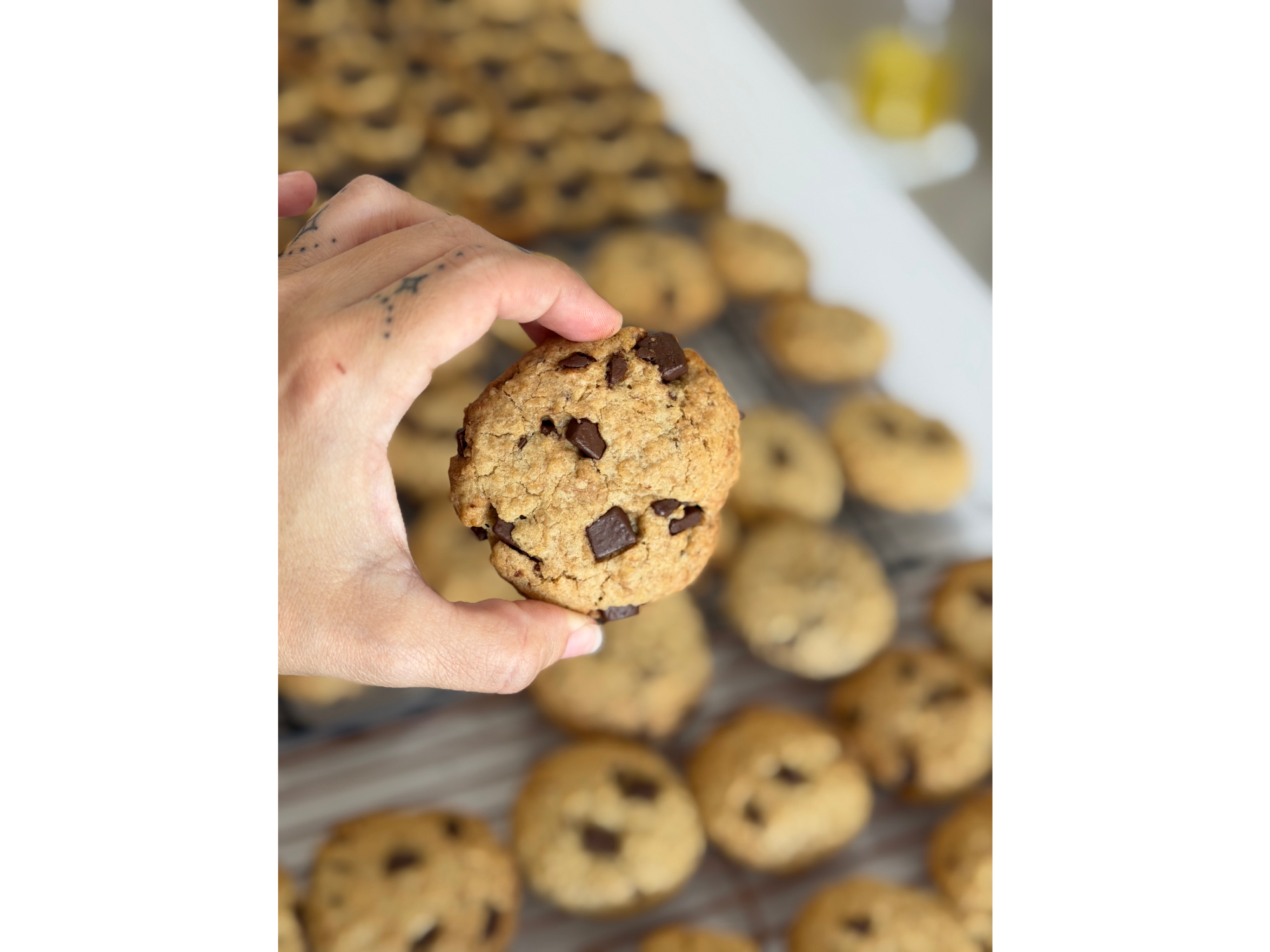 Cookie avena y chocolate semi amargo