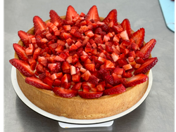 Frutillas y pastelera