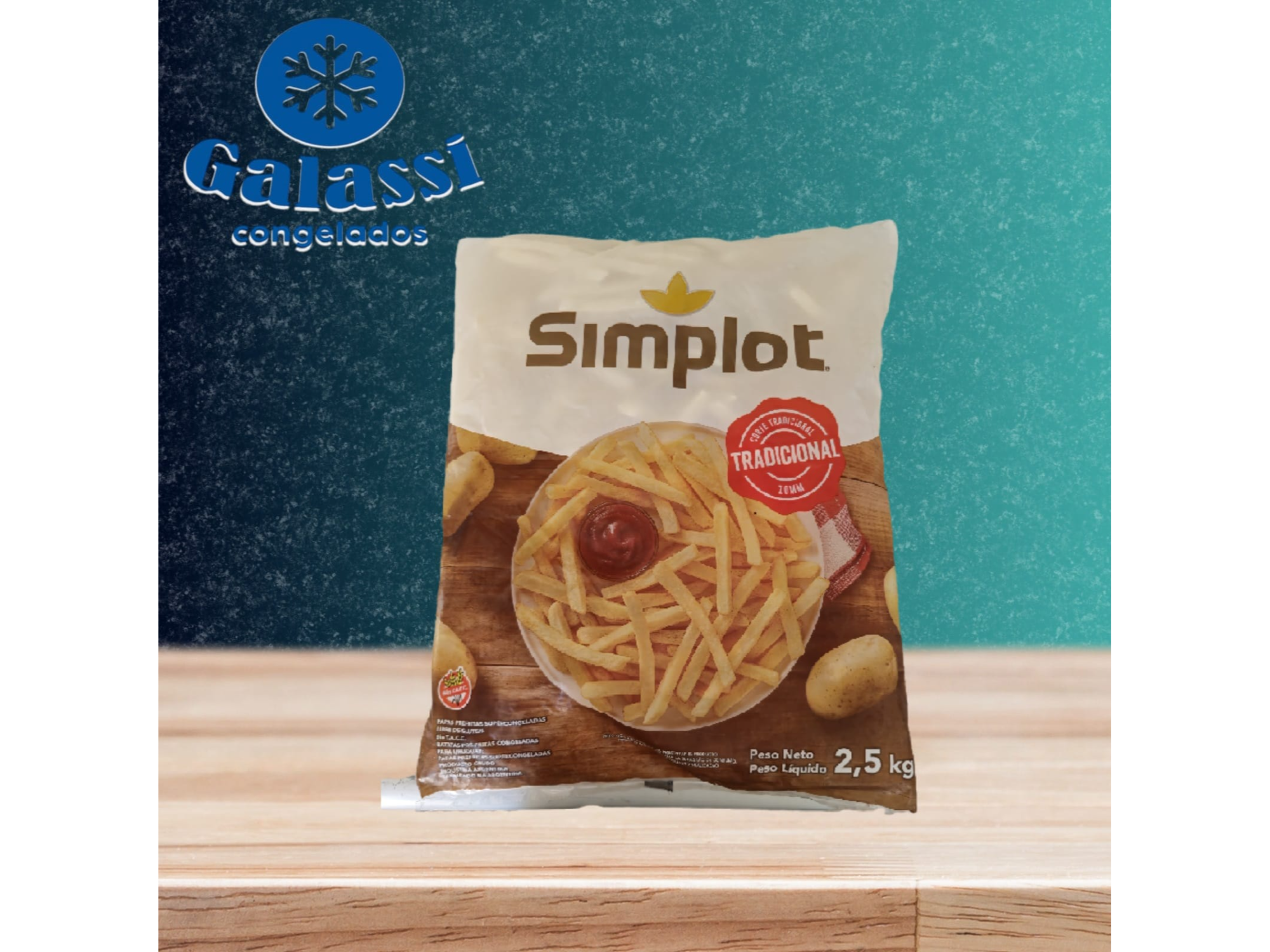 Papa prefrita Simplot 2,5kg