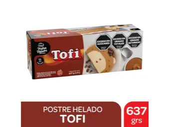 Tofi - Postre helado