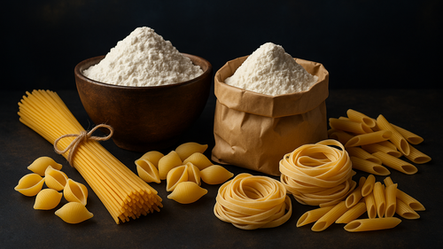Harinas, fideos, arroz y pastas