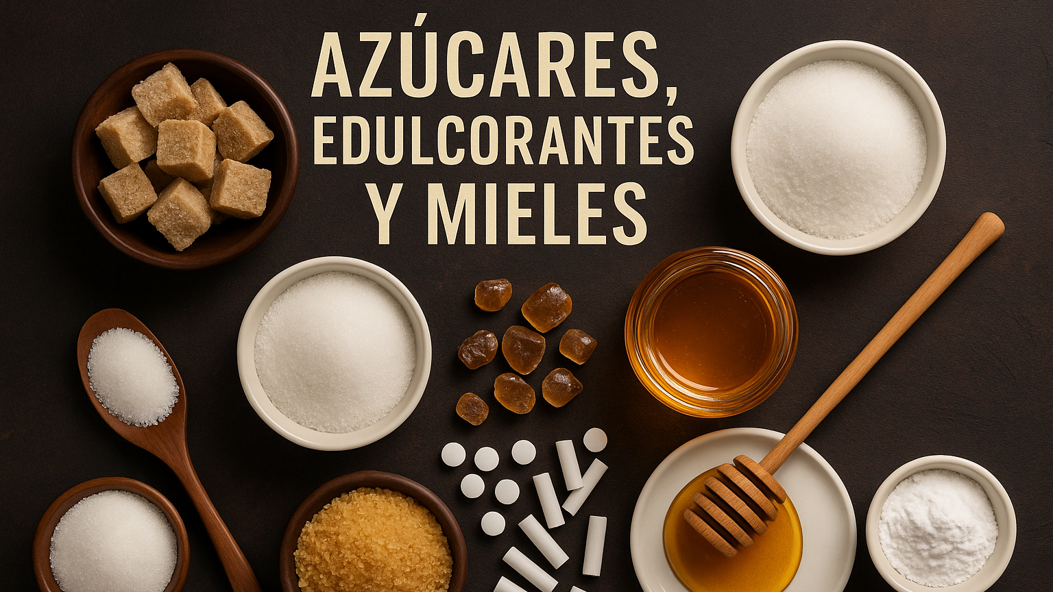 Azúcares, edulcorantes y mieles