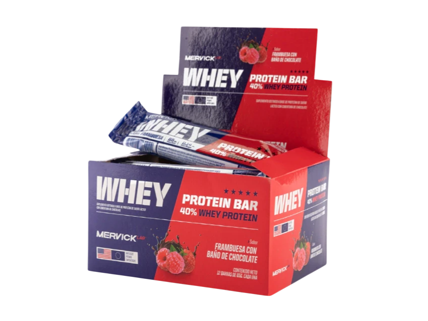 Barras proteicas 65 Grs Mervick X 12 U