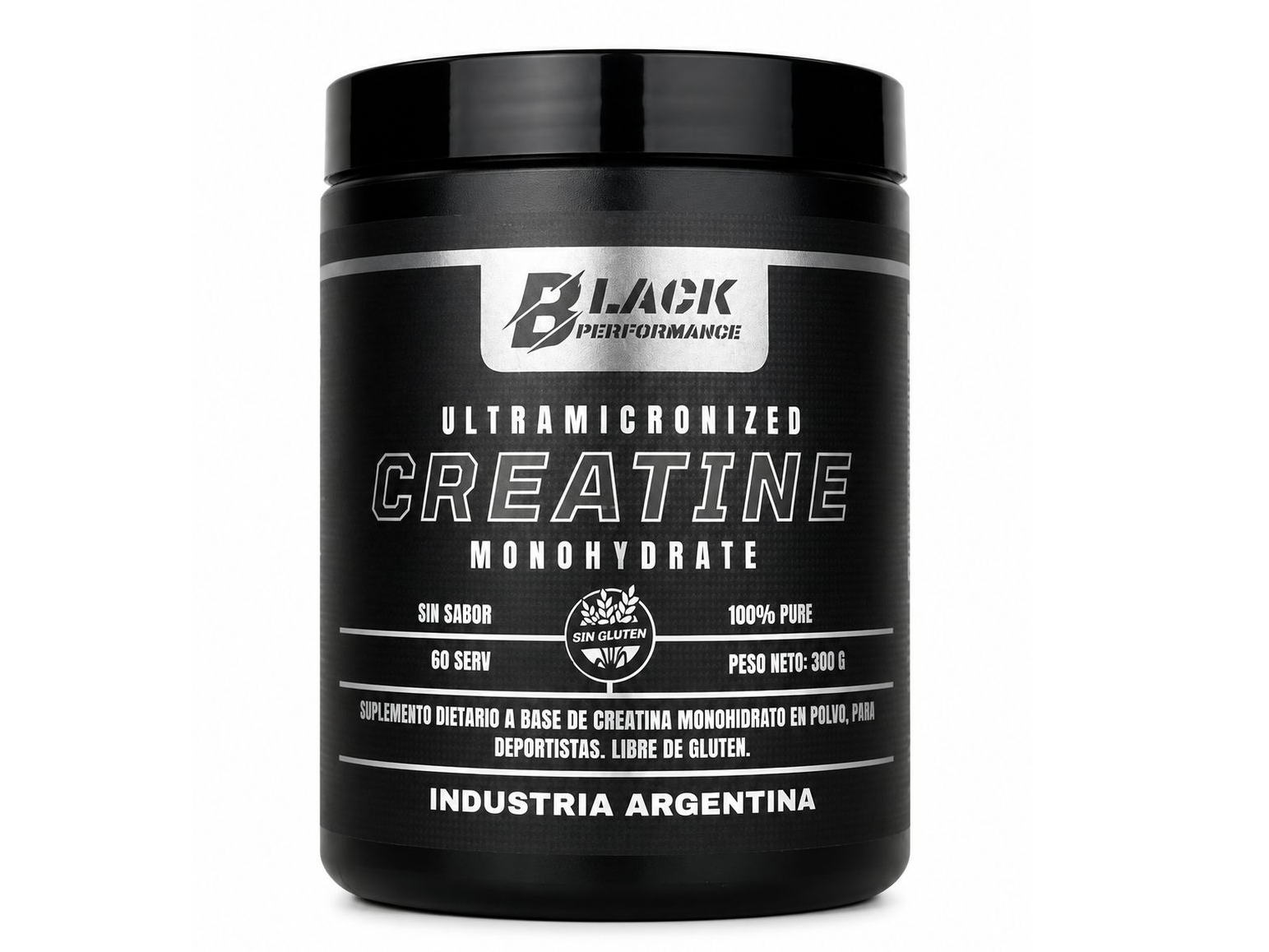 Creatina Monohidrato 300 Grs Black Performance