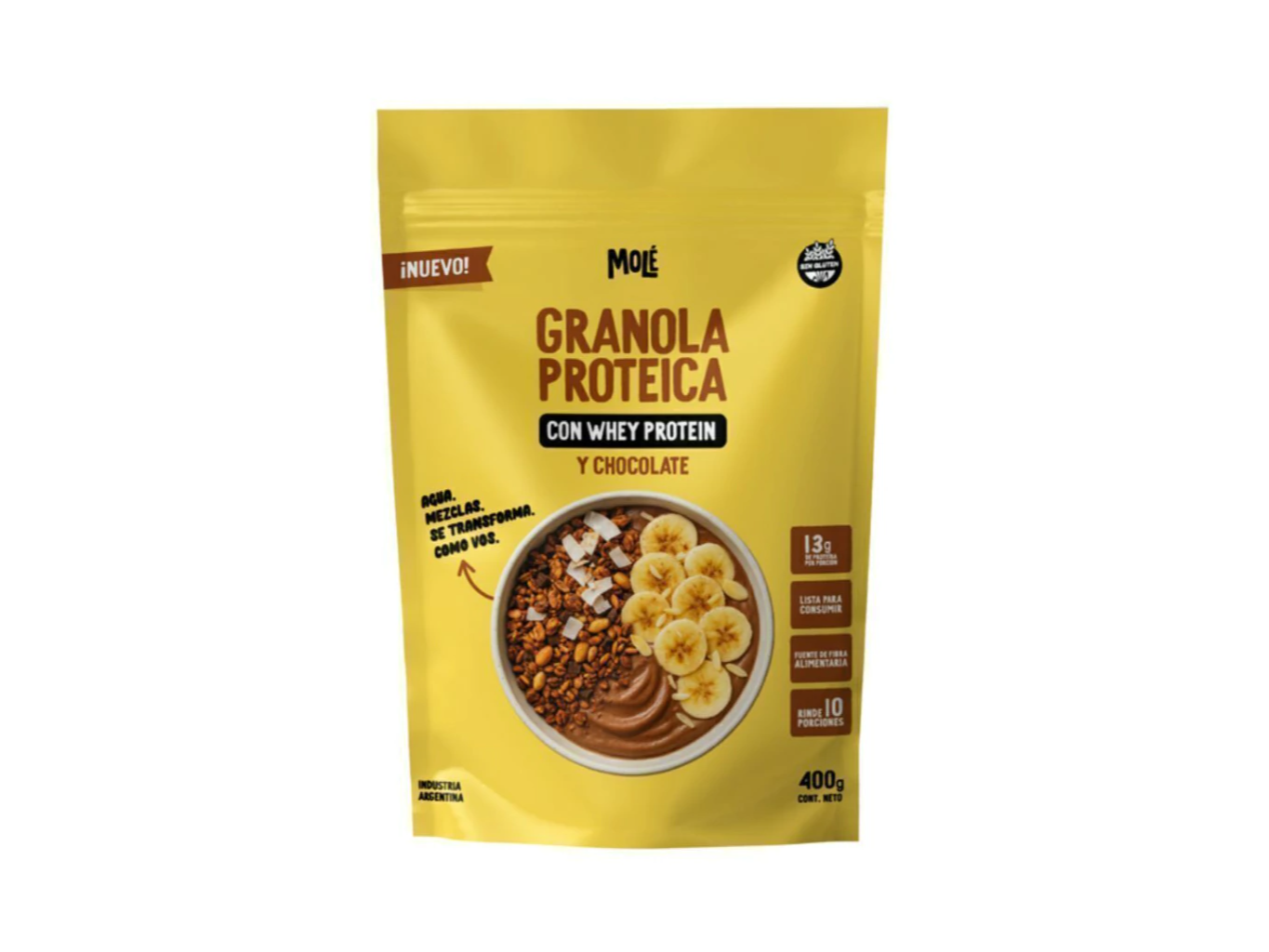 Granola Proteica Molé 400 Grs