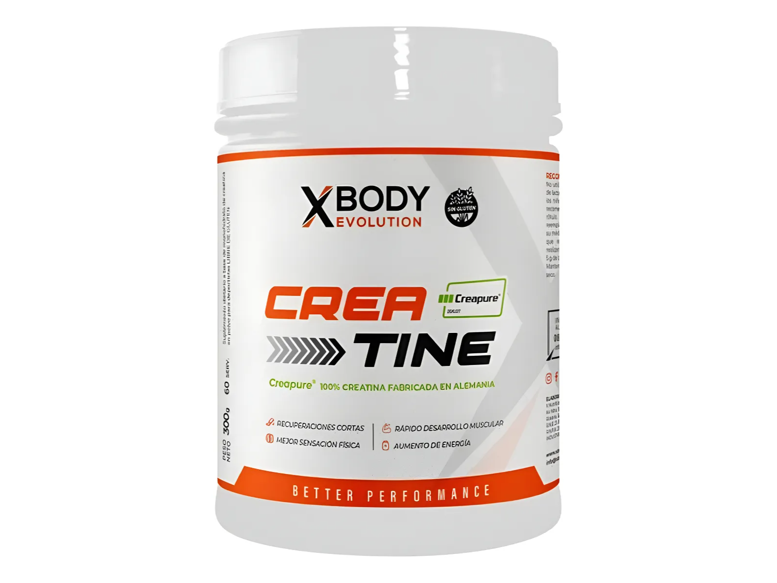 Creatina Creapure 300 Grs X-Body