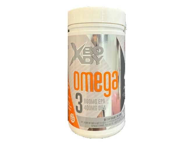 Omega 3 60 Caps X-Body  (Cada 12 u, 1 Gratis. 13 u total)