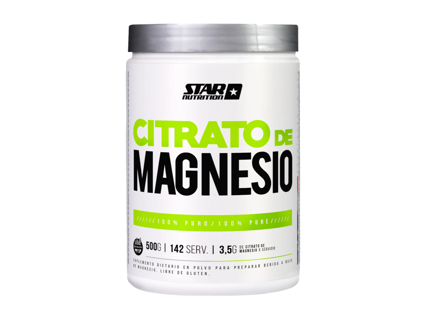 Citrato de Magnesio 500 Grs Star Nutrition