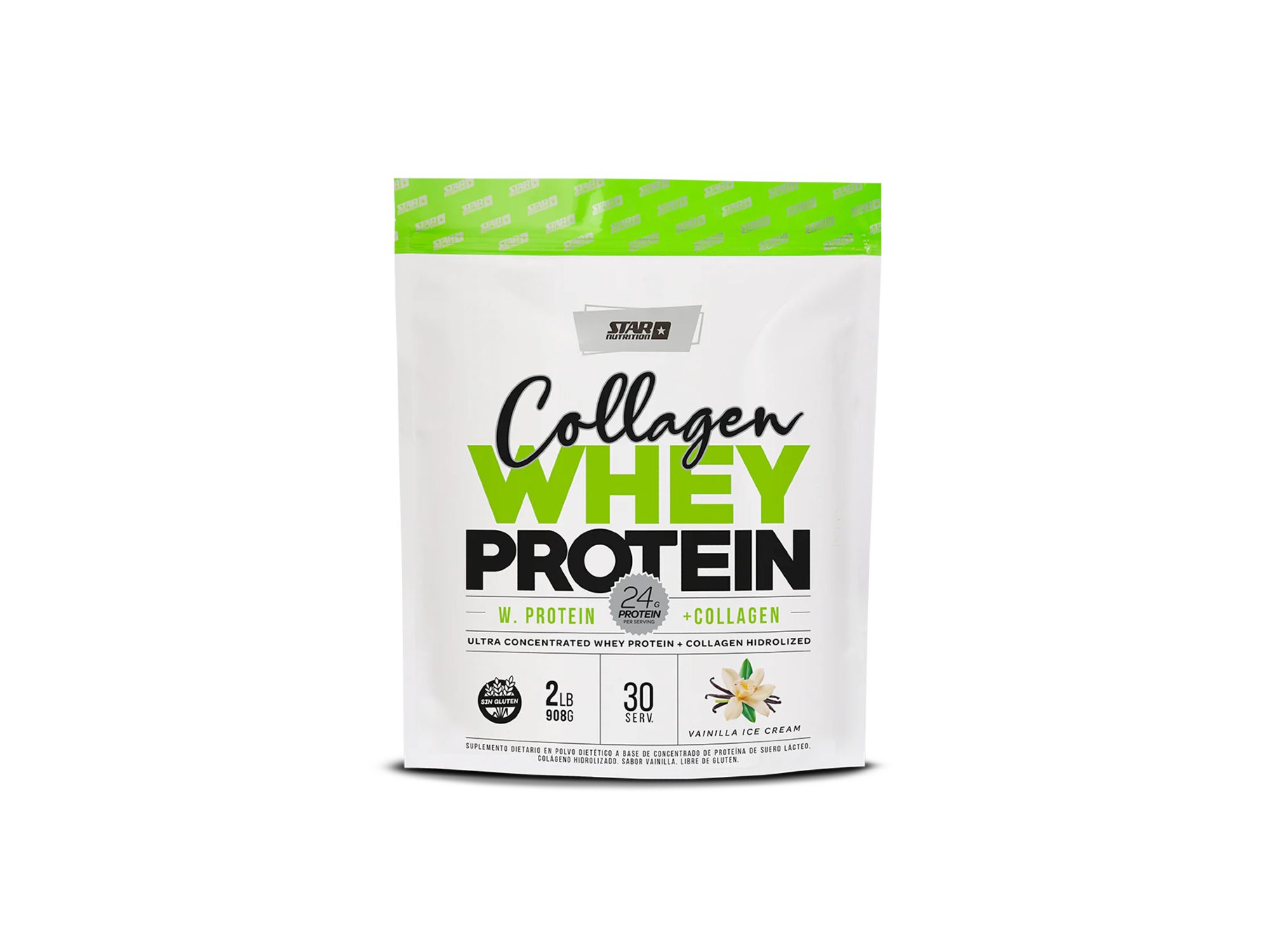 Collagen Whey Protein 2 Lb Star Nutrition